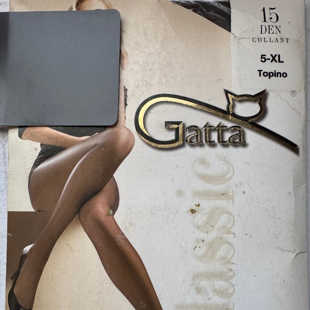 Gatta Laura 15den Classic Women Tights - COLOR - TOPINO  SIZE 5/XL
